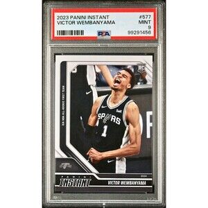 Victor Wembanyama 2023 Panini NBA All-Rookie 1st Team 577 Rookie Card PSA 9 Mint